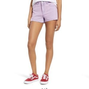 Tinsel High Waisted Acid Wash Pink Jeans Shorts 31